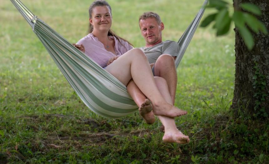 Michaela Mikesková a Zbyněk Rusek.